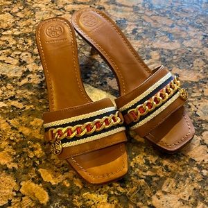 Tory Burch brown heels